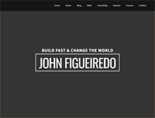 Tablet Screenshot of johnfigueiredo.com